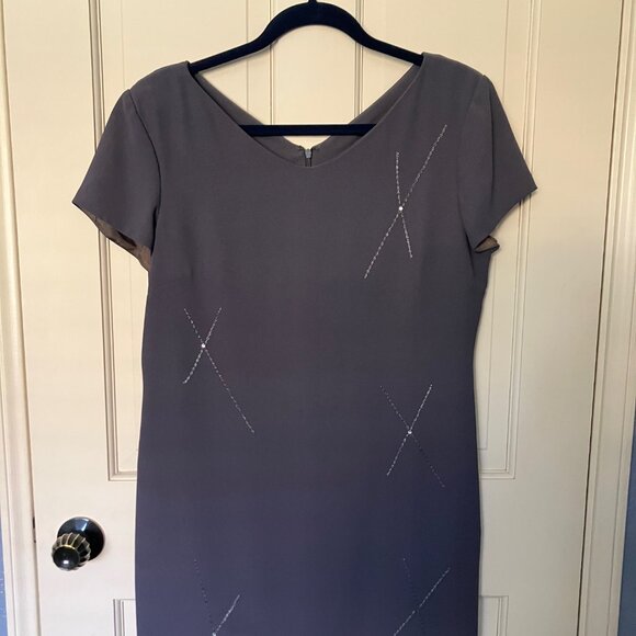 Warren Petites Short Sleeved Dress - Picture 4 of 7